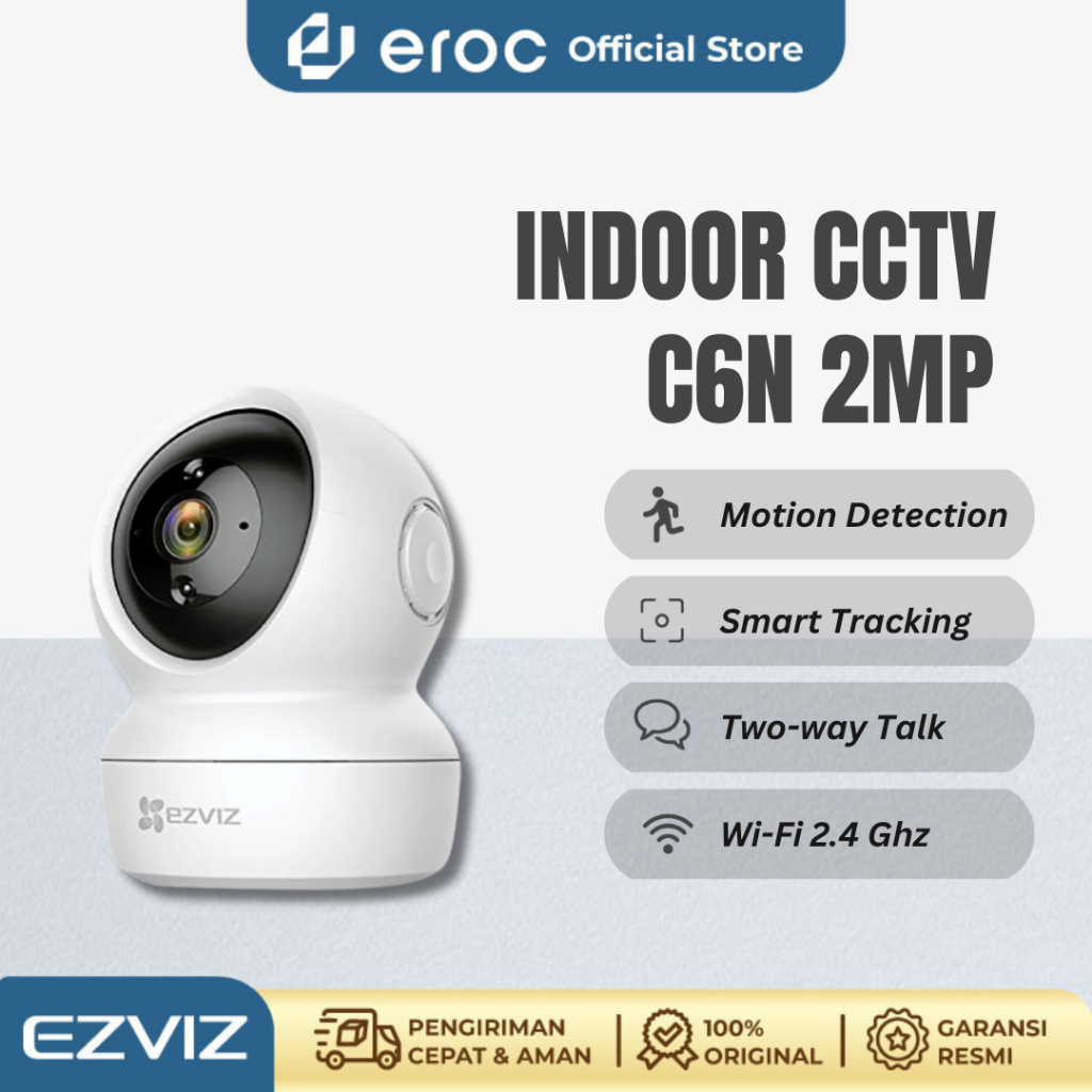 EZVIZ CCTV Indoor Wifi Camera C6N 2MP/C6N 3MP/C6N G1 3K/ C6N G1 4K