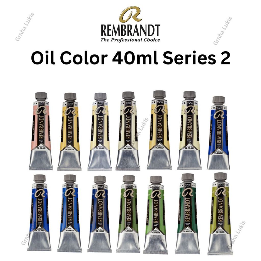 Rembrandt Oil Color 40ml Series 2 - Cat Minyak Rembrandt 40ml