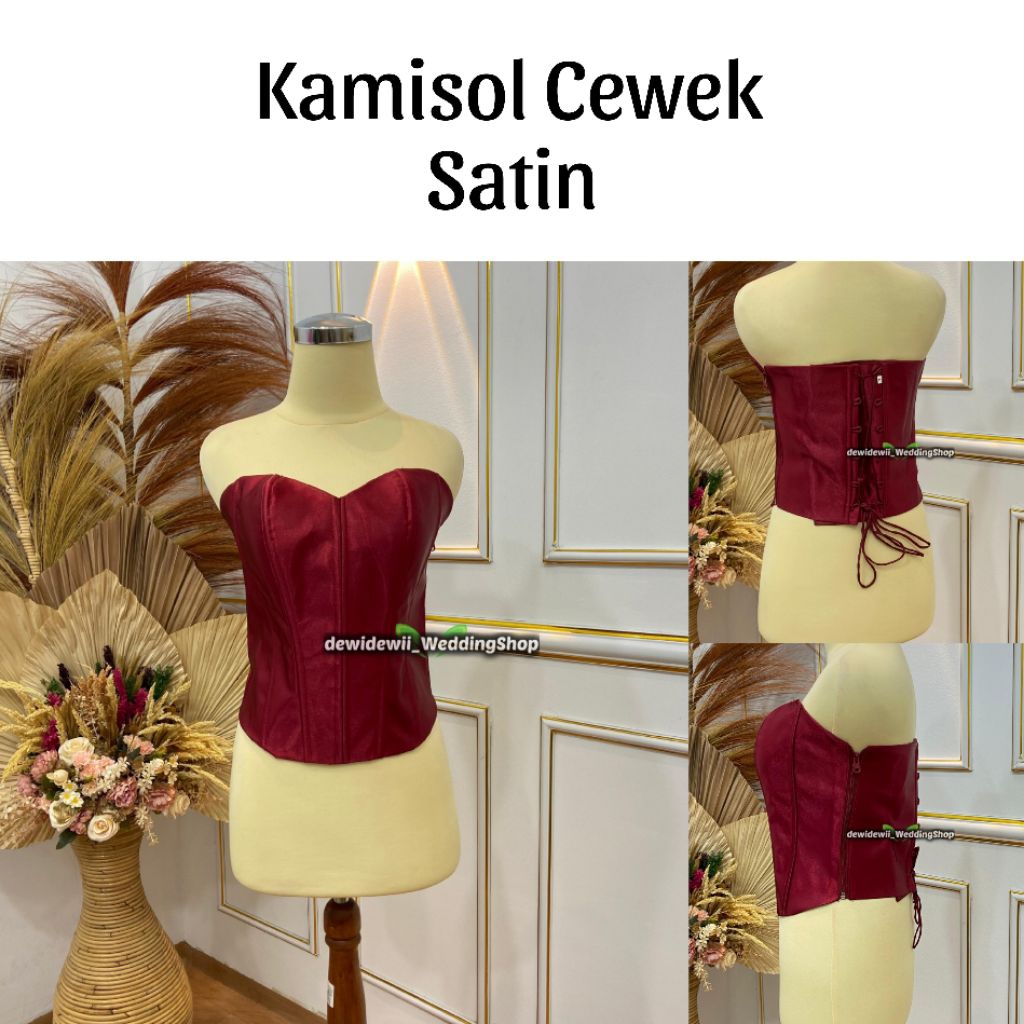 Kamisol Satin / Longtorso / Kemben