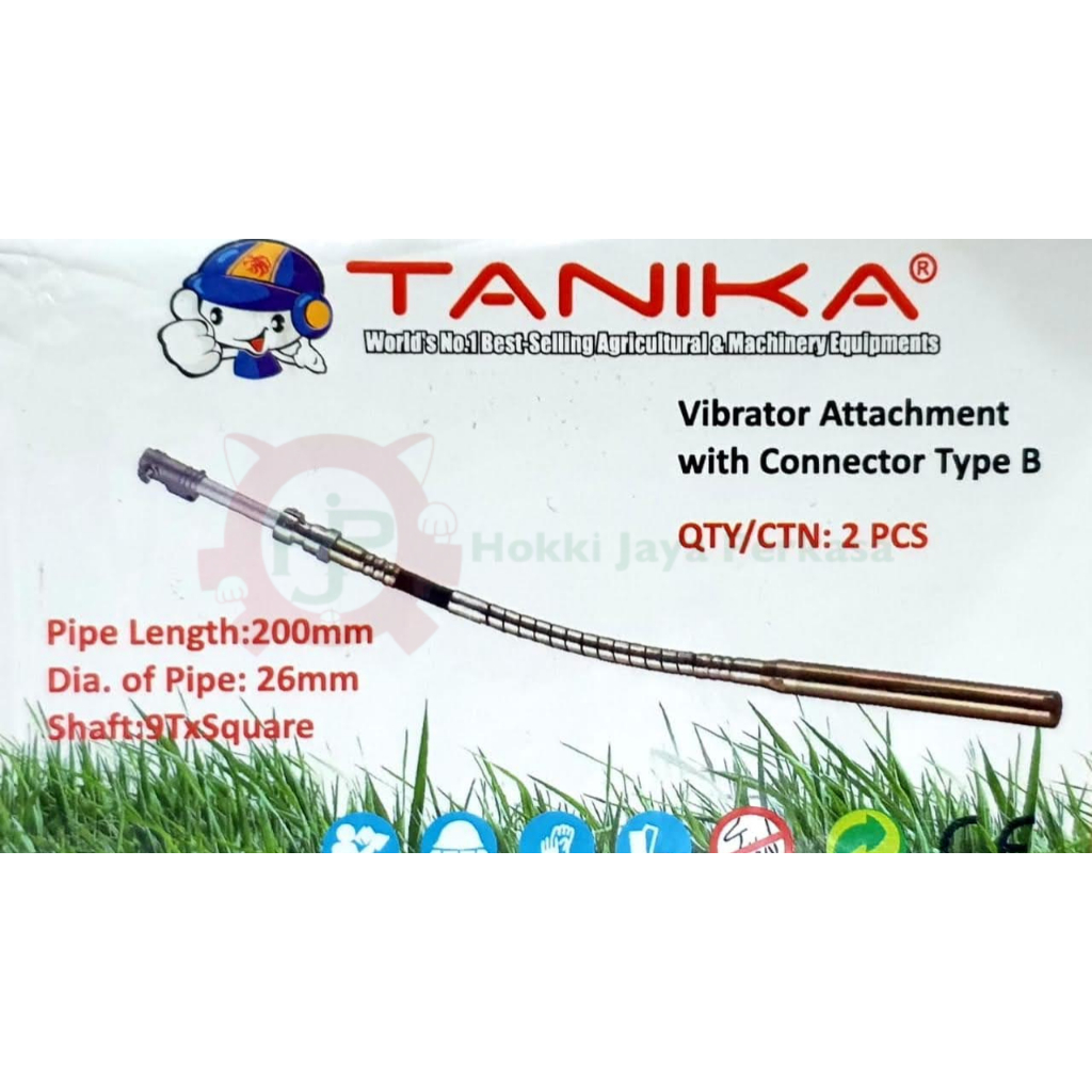 TANIKA Attachment Pengaduk Semen Connector Mesin Potong Rumput Menjadi Alat Pengaduk Semen / Pengoco