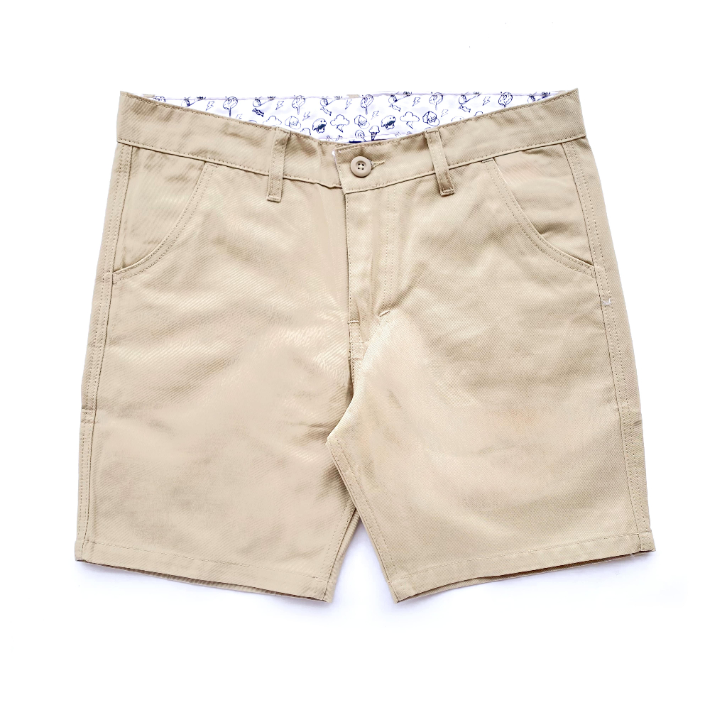 ELECTRA DIAMOND SP VANI – Celana Pendek Chino Unisex Short Pants Casual Warna Cream Premium