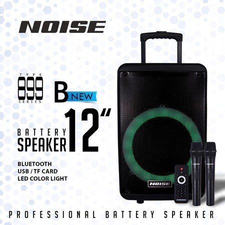 SPEAKER NOISE 899 B 12INCH NEW & NOISE 899 D 12INCH NEW BLUETOOTH 2 PCS MICRPHONE
