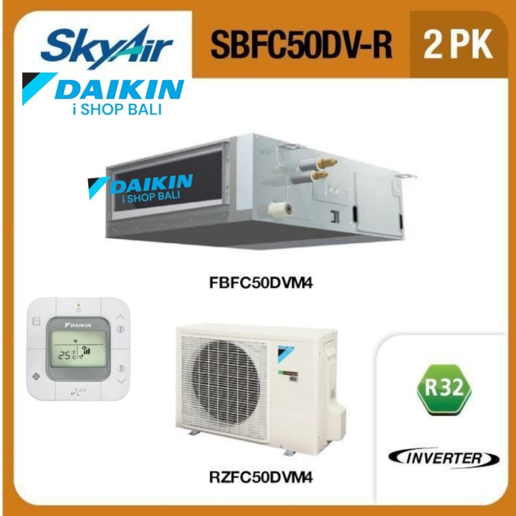 Ac Skyair Daikin Thailand tipe Duct 2 Pk FBFC50DVR Ac Split Duct Daikin 2 Pk