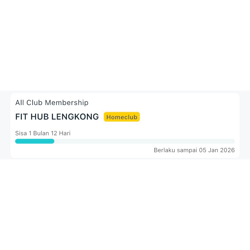 member fithub 1 bulan 12 Hari