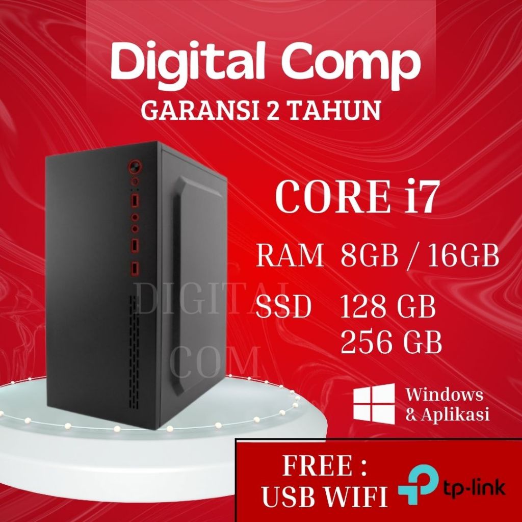 Komputer - Intel Core i7 - CPU PC Rakitan