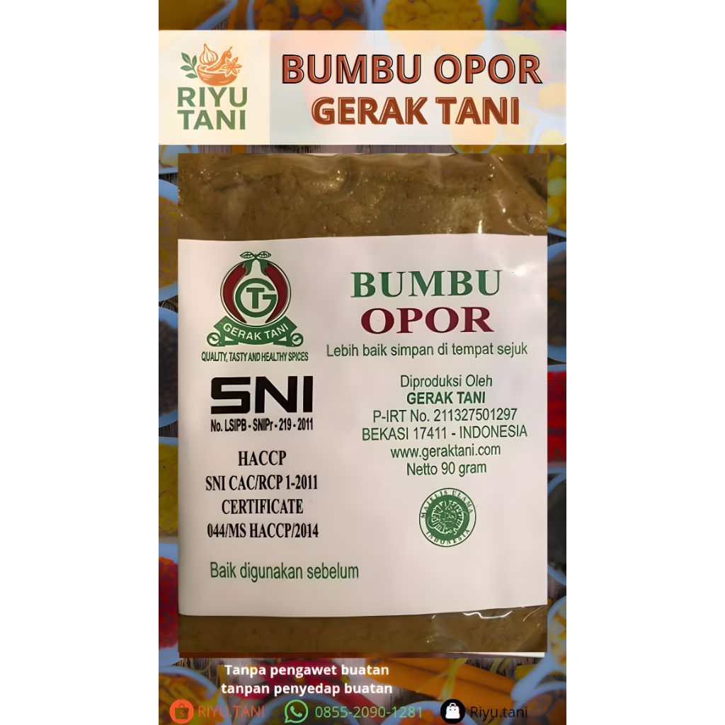 BUMBU OPOR — GERAK TANI | RIYU TANI