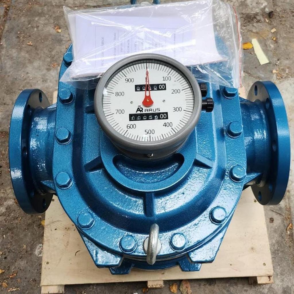 Flow Meter Arus Oval Gear Meter 6 inch DN150 oli, solar, hsd