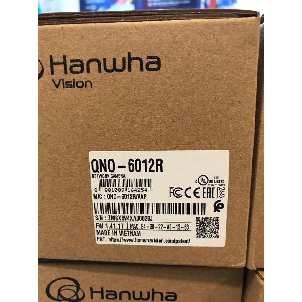 2Mp IP Kamera CCTV Infra CCTV Bullet Outdoor Lensa 2,8mm Samsung Wisenet Hanwha Vision QNO 6012R