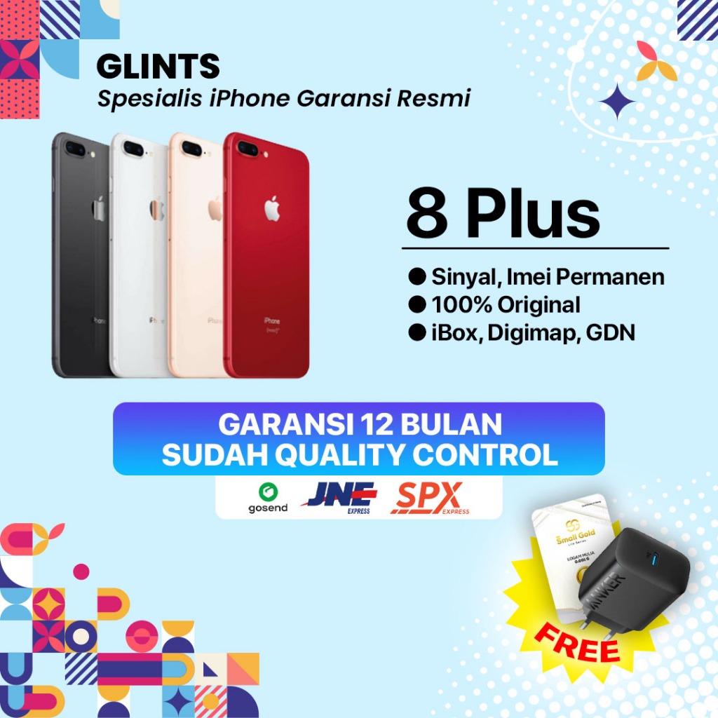 Apple iPhone 8 Plus 256GB | EX IBOX Indonesia