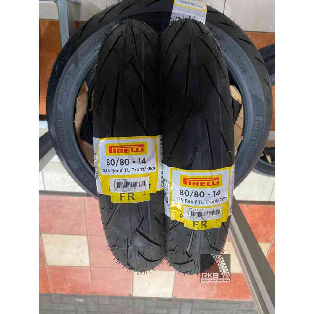 80/80 R14 Ban Motor Pirelli Diablo Rosso Sport