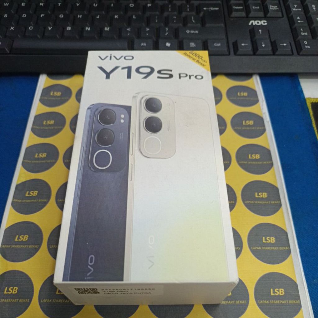 DUS BOX  HANDPHONE VIVO Y19S PRO ORIGINAL BEKAS