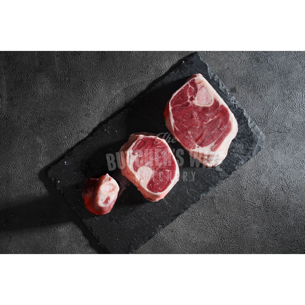 LAMB SHANK BONE IN CUT 3CM PER KG AUSTRALIA / DAGING SENGKEL DOMBA KAMBING BERTULANG / SHANK DOMBA
