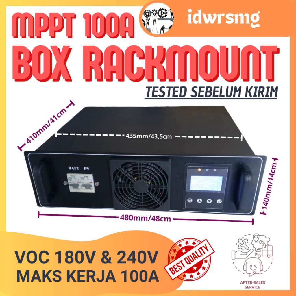MPPT rating 100a 100 amper rack mount mppt solar charging 100A Casing MPPT Lokal MPPT 100A rackmount