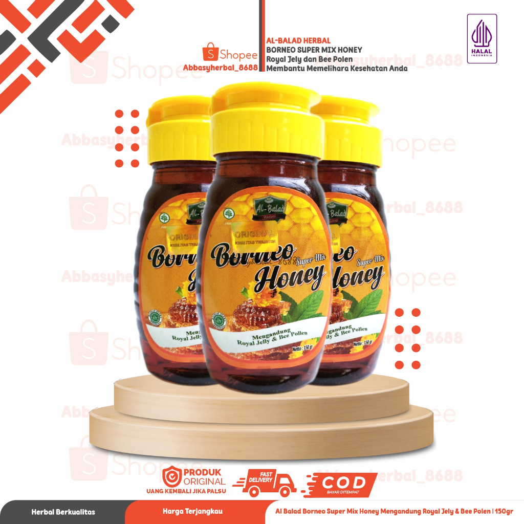 Abbasy Herbal_Borneo Super Mix Honey 150gr