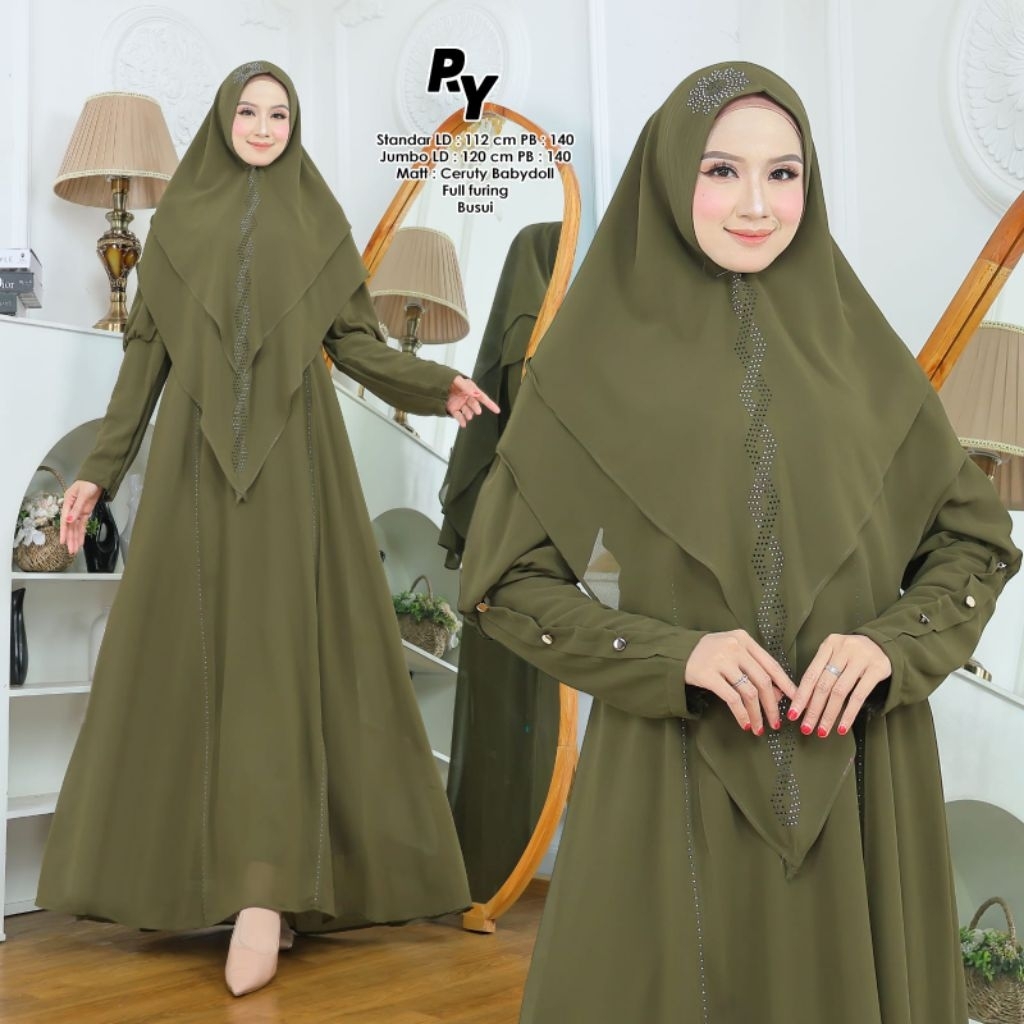 Review - Syar'i Yeni Gamis Set Hijab Polos (Standar)