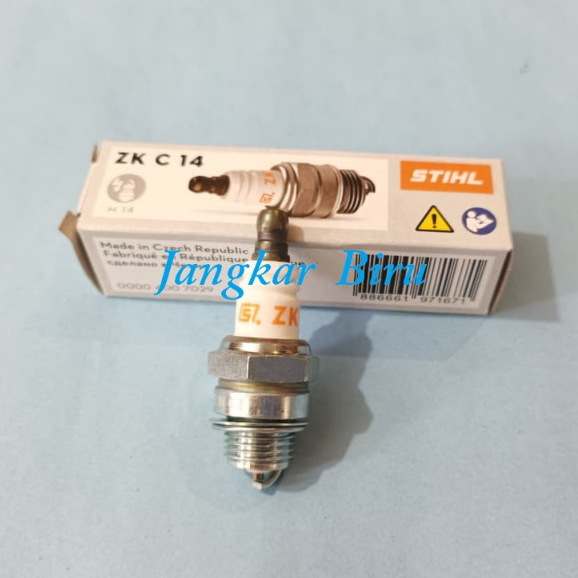 Busi Spark Plug ZKC14 Besar Umum 070 MS-180 MS-250 MS-381 MS-382 dll 0000 400 7029 ST Asli