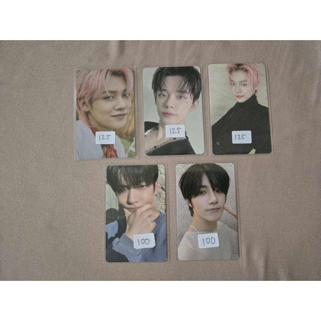 READY TXT Photocard Yeonjun Soobin Beomgyu Taehyun Huening Kai Love Language Weverse Japan POB Pre O