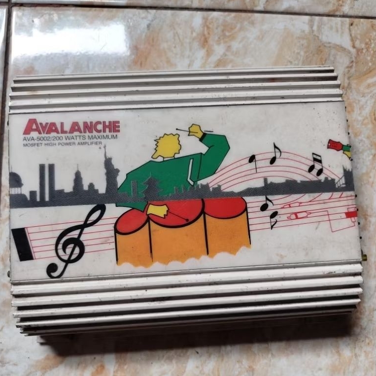 Avalanche Amplifier Mobil 2 Channel 12 Volt