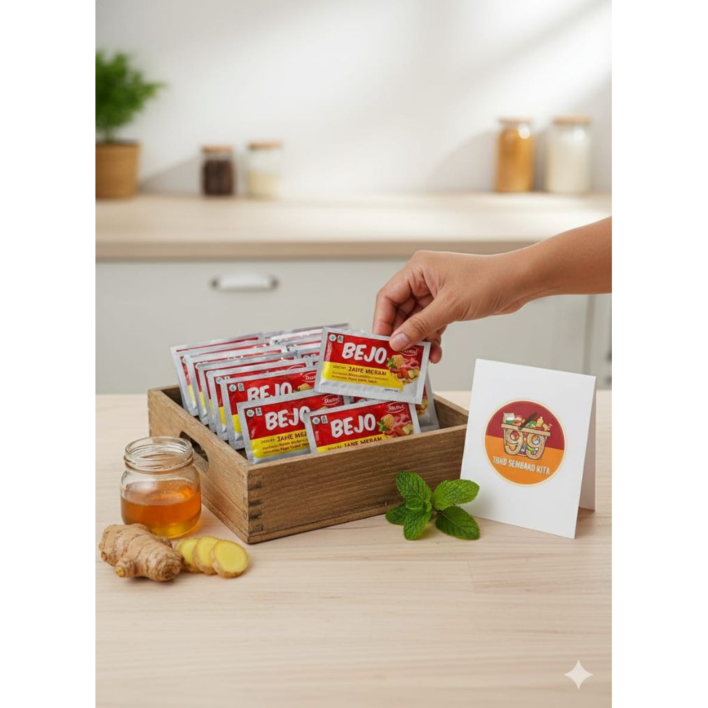 BEJO Herbal Degan Jahe Merah 1 Pak Isi 12 Sachet