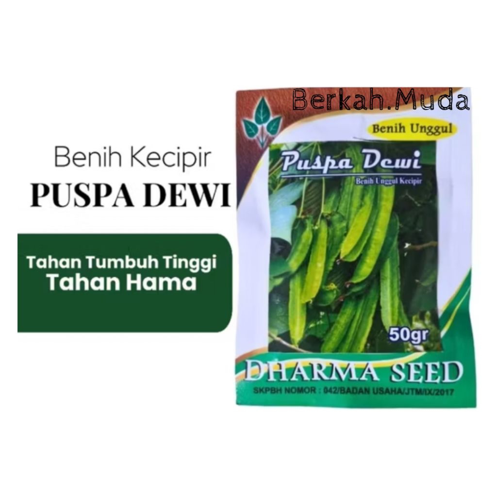 Benih Kecipir Puspa Dewi Berat 50 gram
