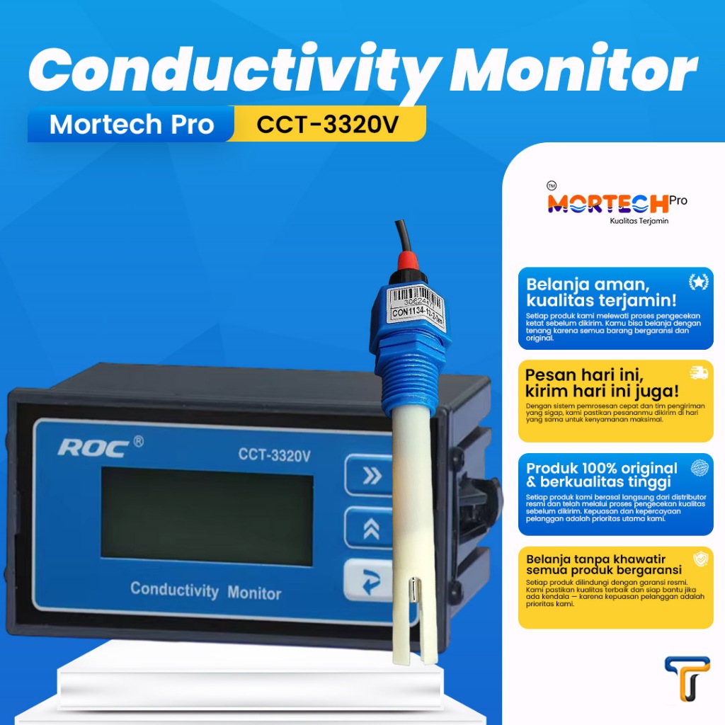 Conductivity Monitor ROC / TDS monitor panel