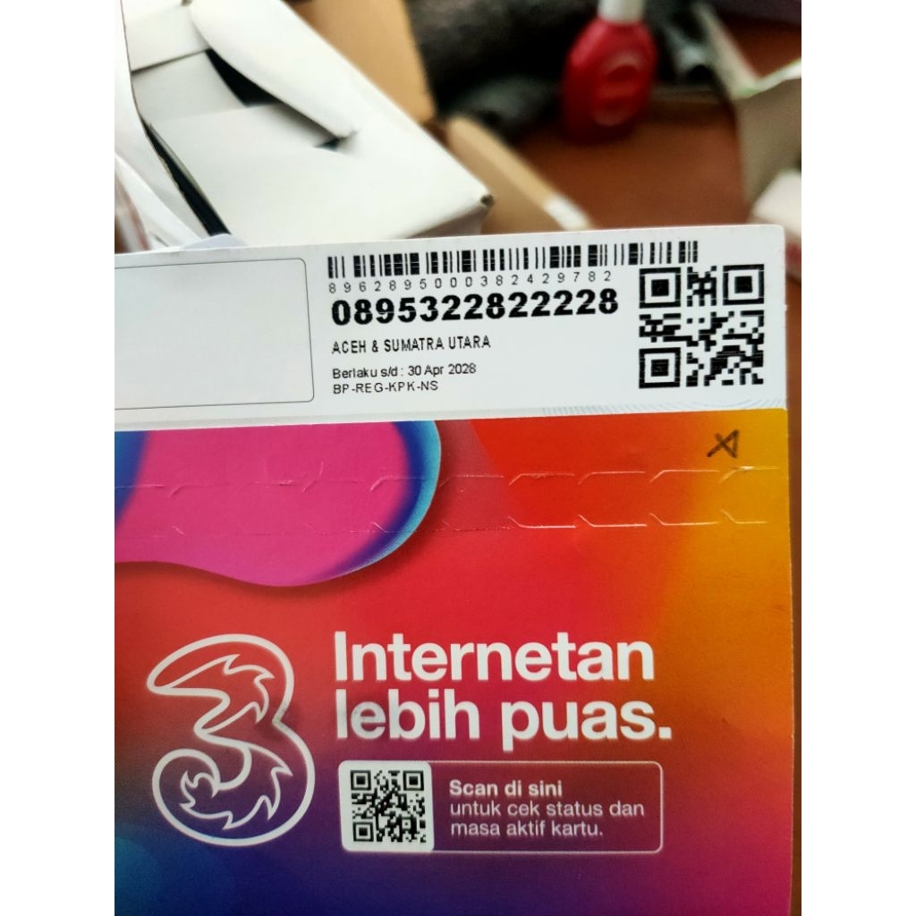 nomor cantik cantik three