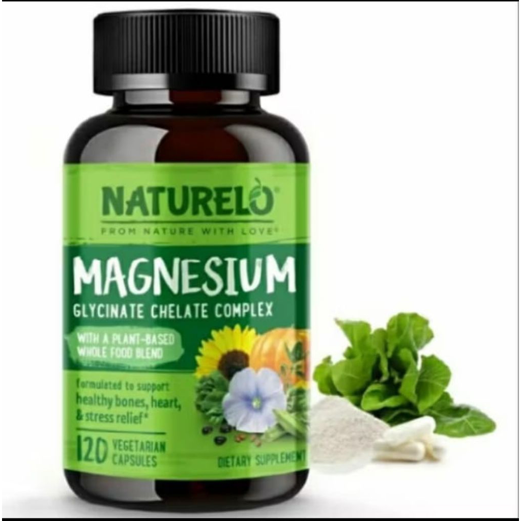 Naturelo magnesium Glycinate 200mg 120 capsule