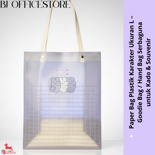 Paper Bag Plastik (L)/ Hand Bag / Goodie Bag / Tas serbaguna karakter