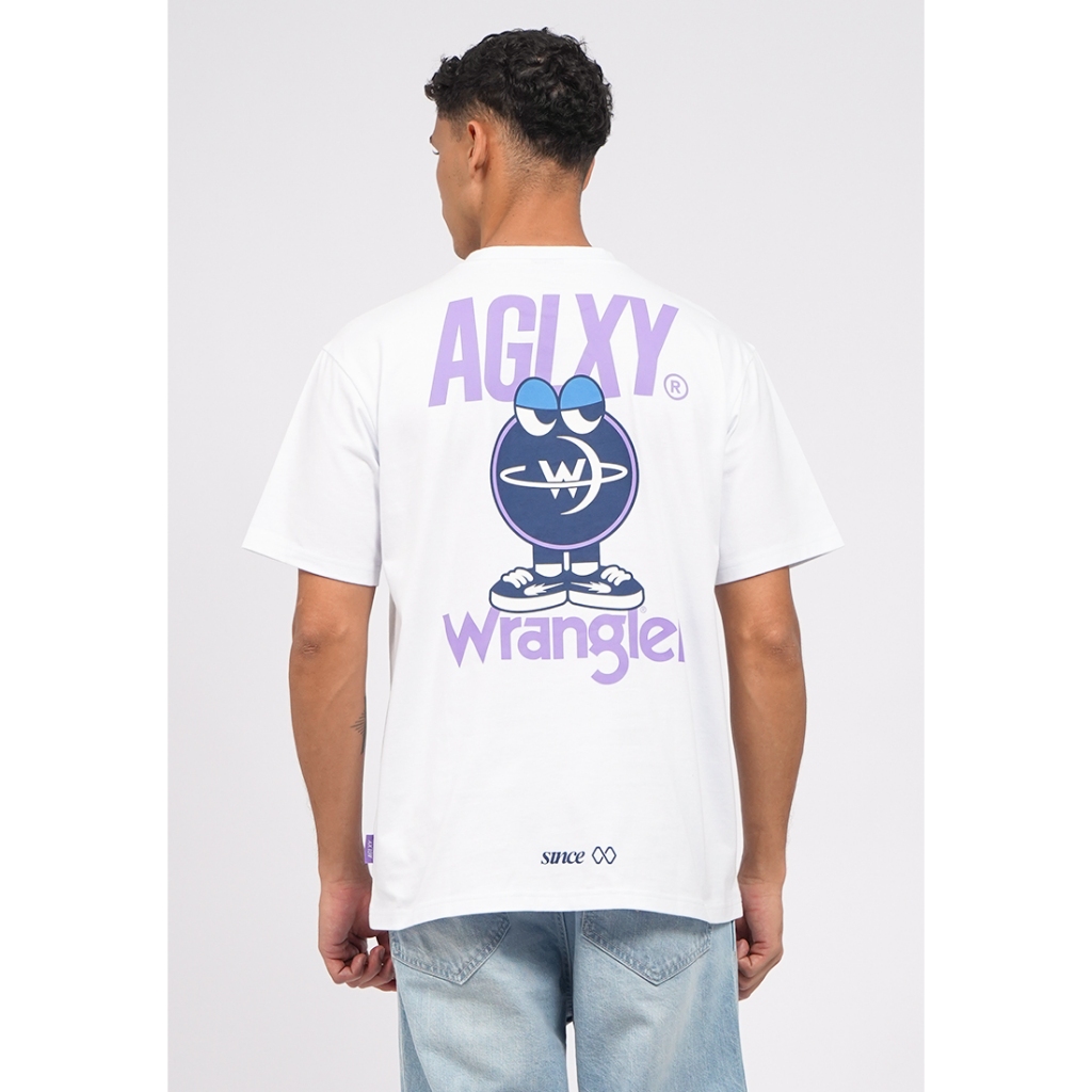 Wrangler X Ageless Galaxy T-Shirt Short Sleeve Regular DYLAN 25A25 Off White