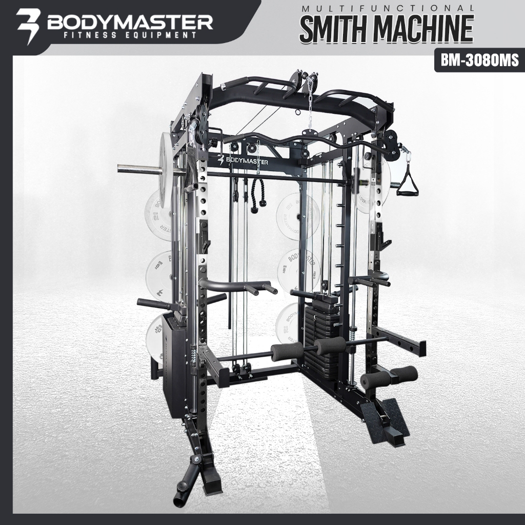 BODYMASTER Smith Machine BM-3080MS - Power Rack Functional Bench Press