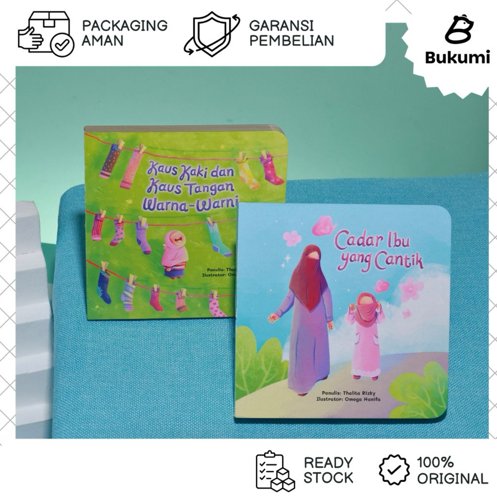 Cadar Ibu yang Cantik & Kaus Kaki dan Kaus Tangan Warna-Warni