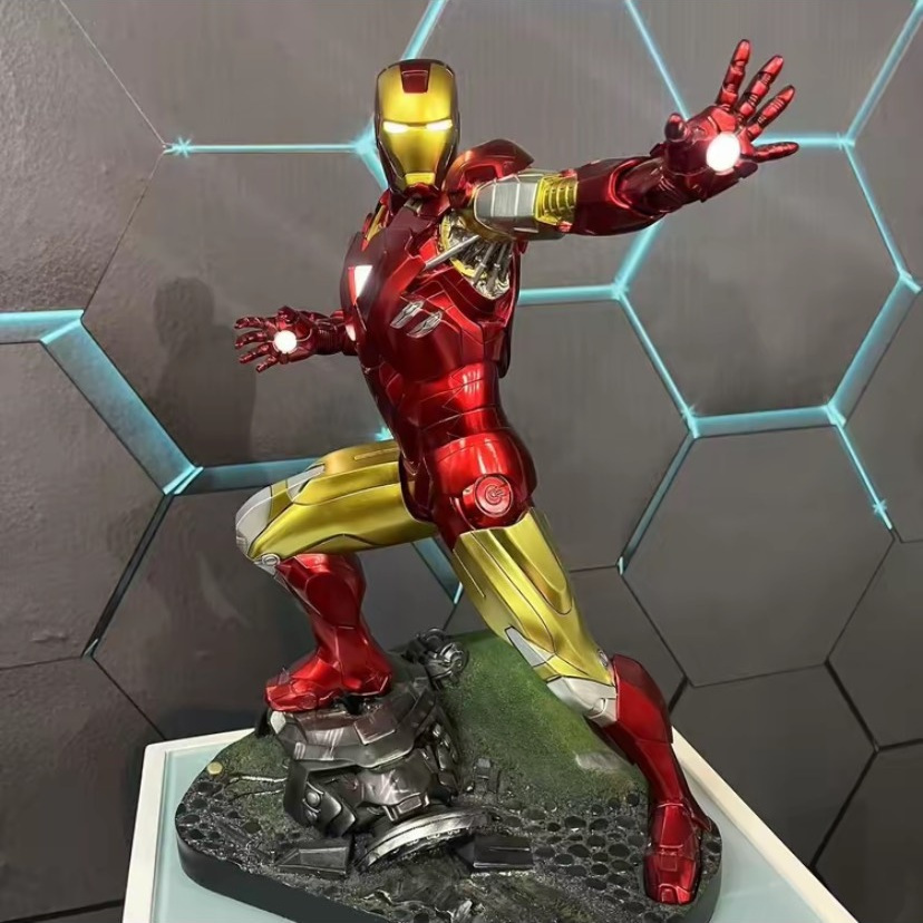 [ Ready ] Statue Iron Man Mk6 Led Resin