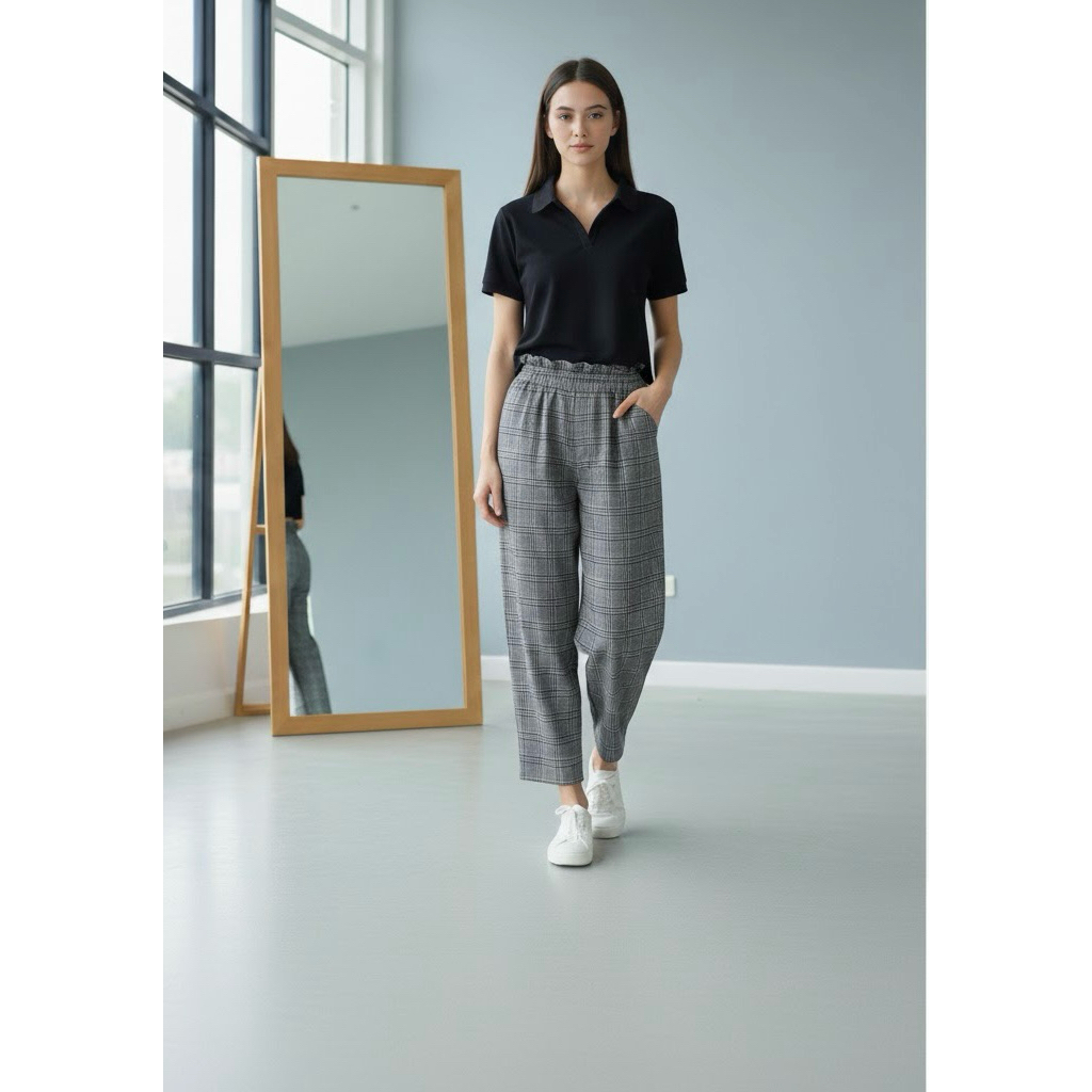 PRELOVED Celana Kerja Valino Abu Abu