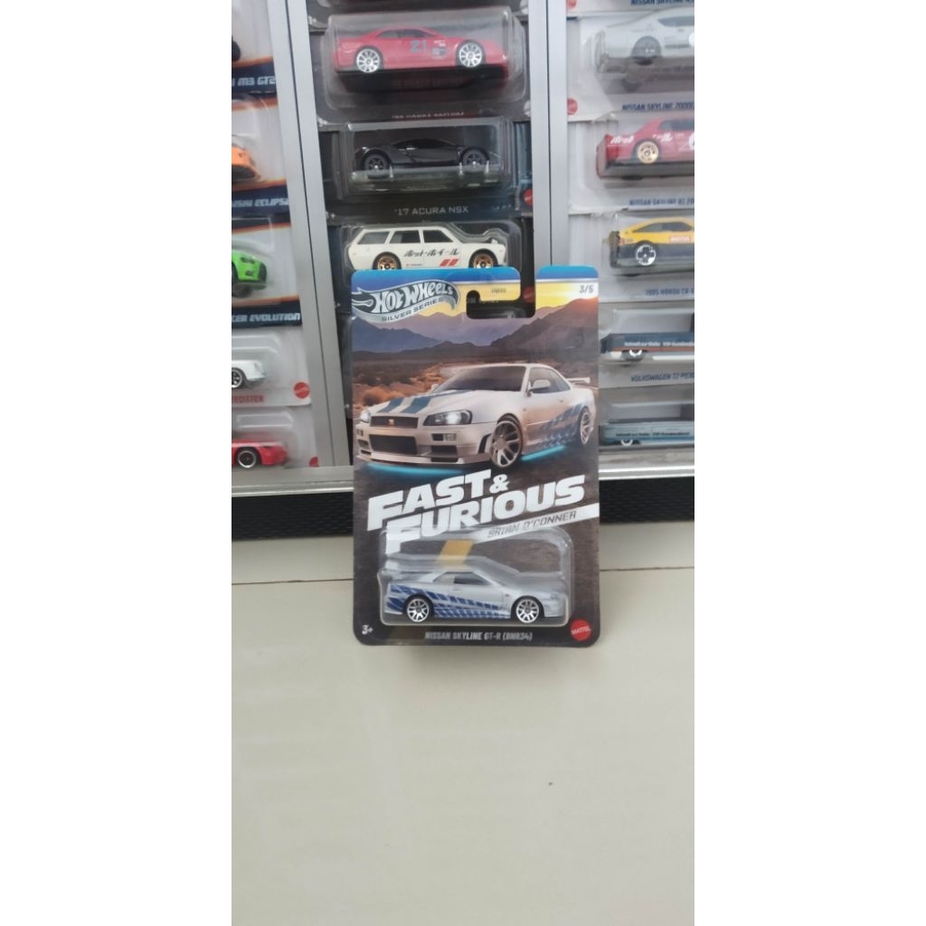 Hotwheels Fnf Brian Skyline R34