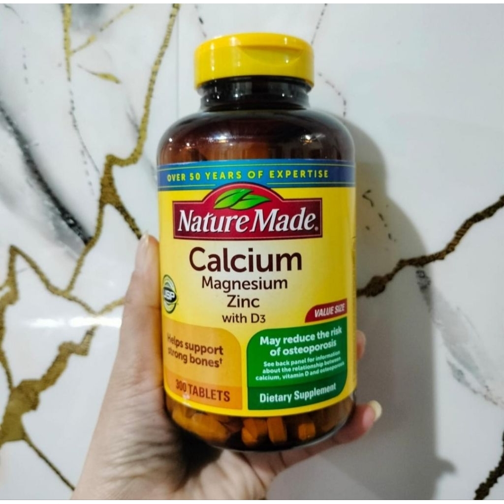 nature made calcium magnesium zinc with D3  300.tablet