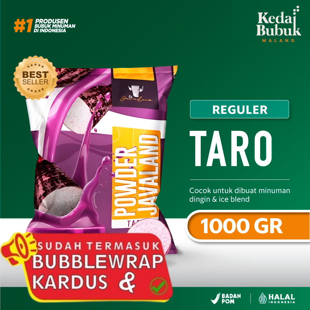 (Reguler) Bubuk Minuman Taro 1 kg Javaland