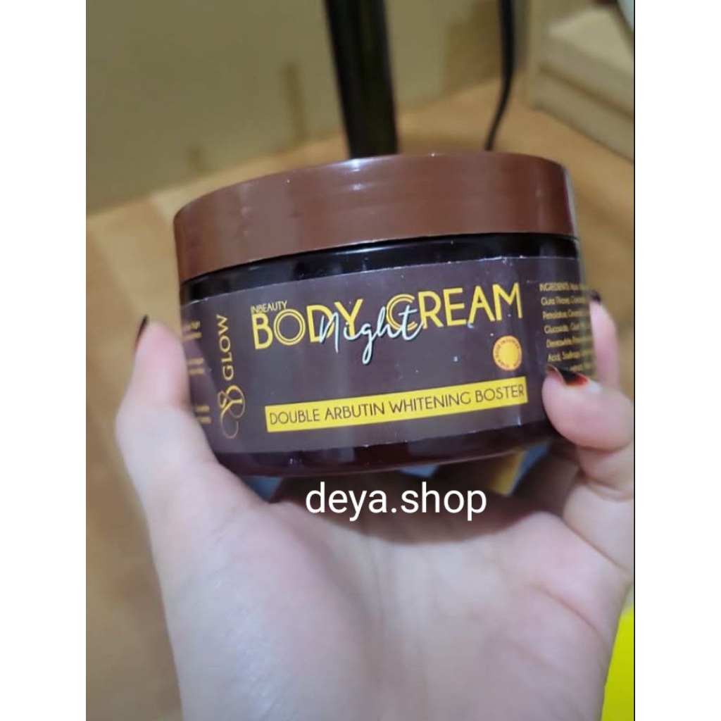 Body Cream YS GLOW Double Arbutin Whitening Booster