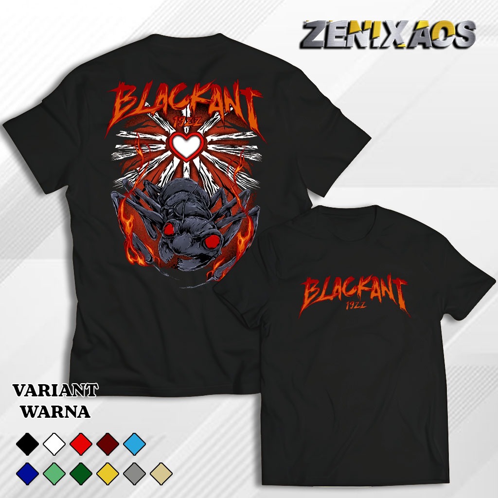 KAOS BLACKANT VIRAL  BARU - T SHIRT SEMUT IRENG KAOS PESILAT COCOK UNTUK PRIA DAN WANITA