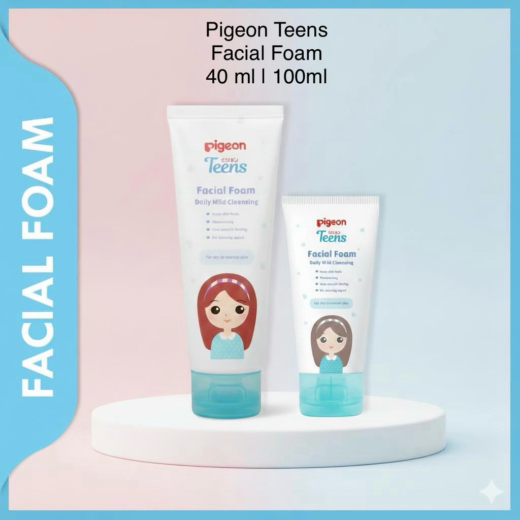 Pigeon Teens Facial wash Daily mild 50ml|Pigeon facial Wash Daily mild 100ml|Facial wash pigeon teen