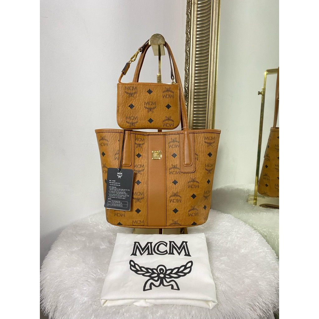 MCM Mini LIZ Reversible shopper auth