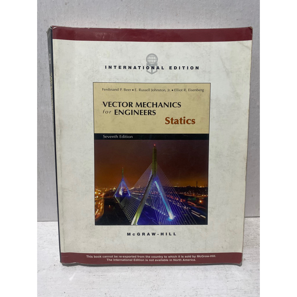 Buku Original VECTOR MECHANICS FOR ENGINEERS STATICS - BEER.JOHNSTON
