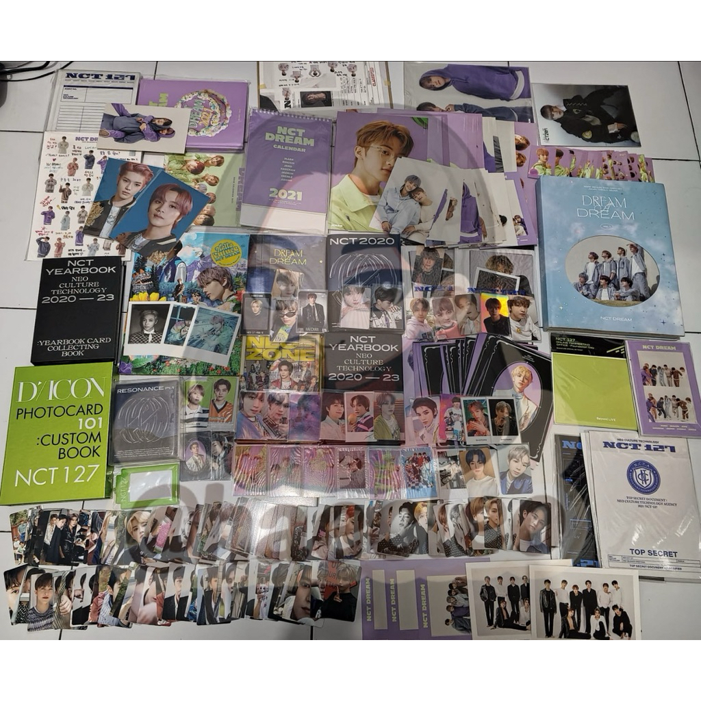 [EDISI STOP COLLECT PART 1] AAB NCT DREAM 127 WAYV DAD 2 SEASON GREETING 2021 SG21 AR TICKET PHOTOPA