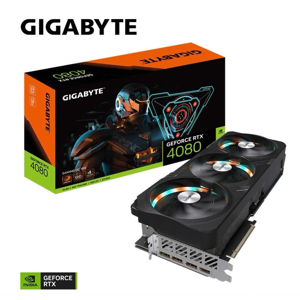 GIGABYTE GEFORCE RTX 4080 GAMING OC 16GB DDR6X 256B|T NVIDIA / RTX4080