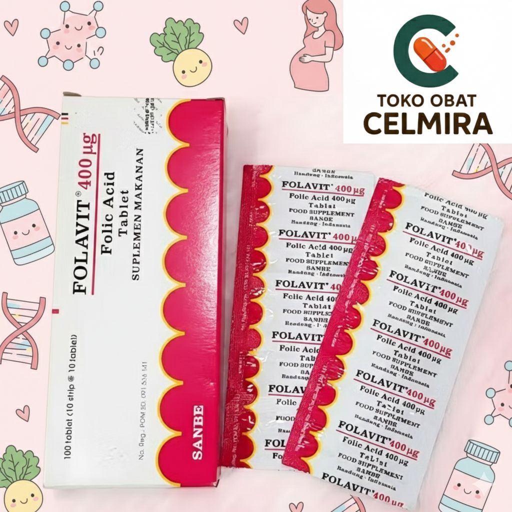 Folavit 400 mcg - Vitamin Promil & Kesuburan Wanita