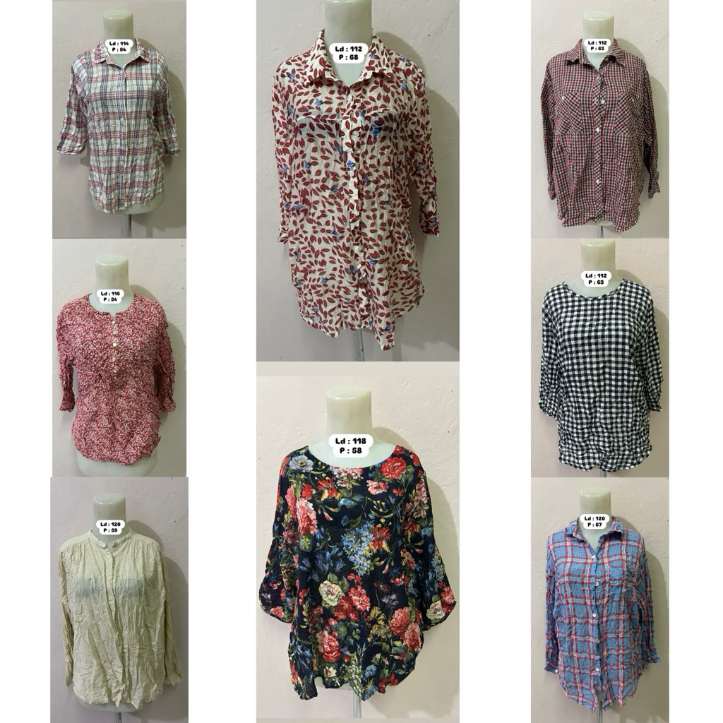 ATASAN KEMEJA/BLOUSE LD 111-160