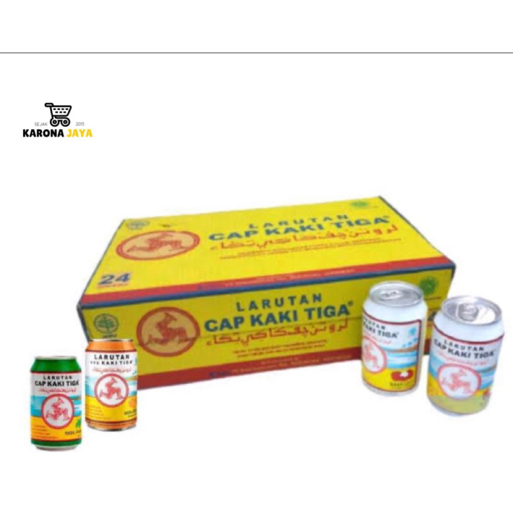 Larutan Cap Kaki Tiga Kaleng [1 Dus/24 Kaleng]