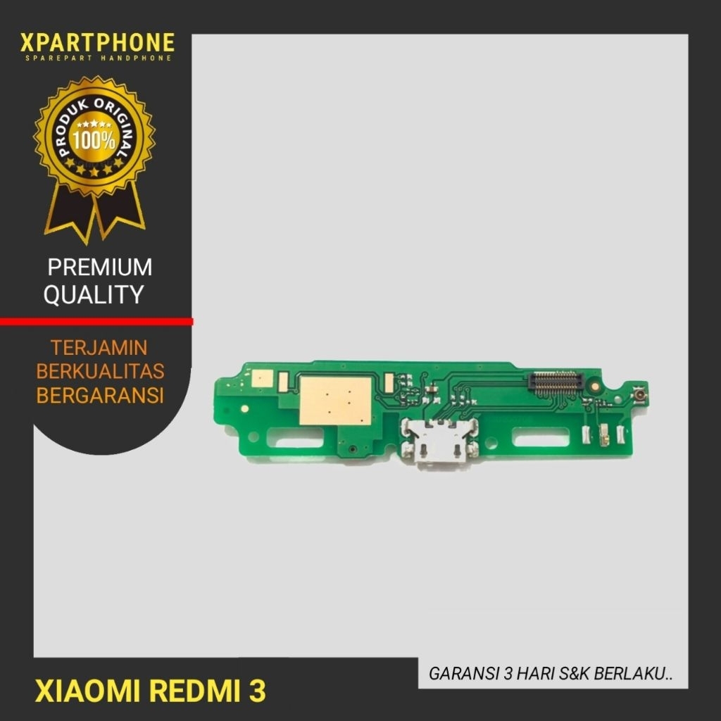 Board Papan Cas Conector Charger Xiaomi Redmi 3