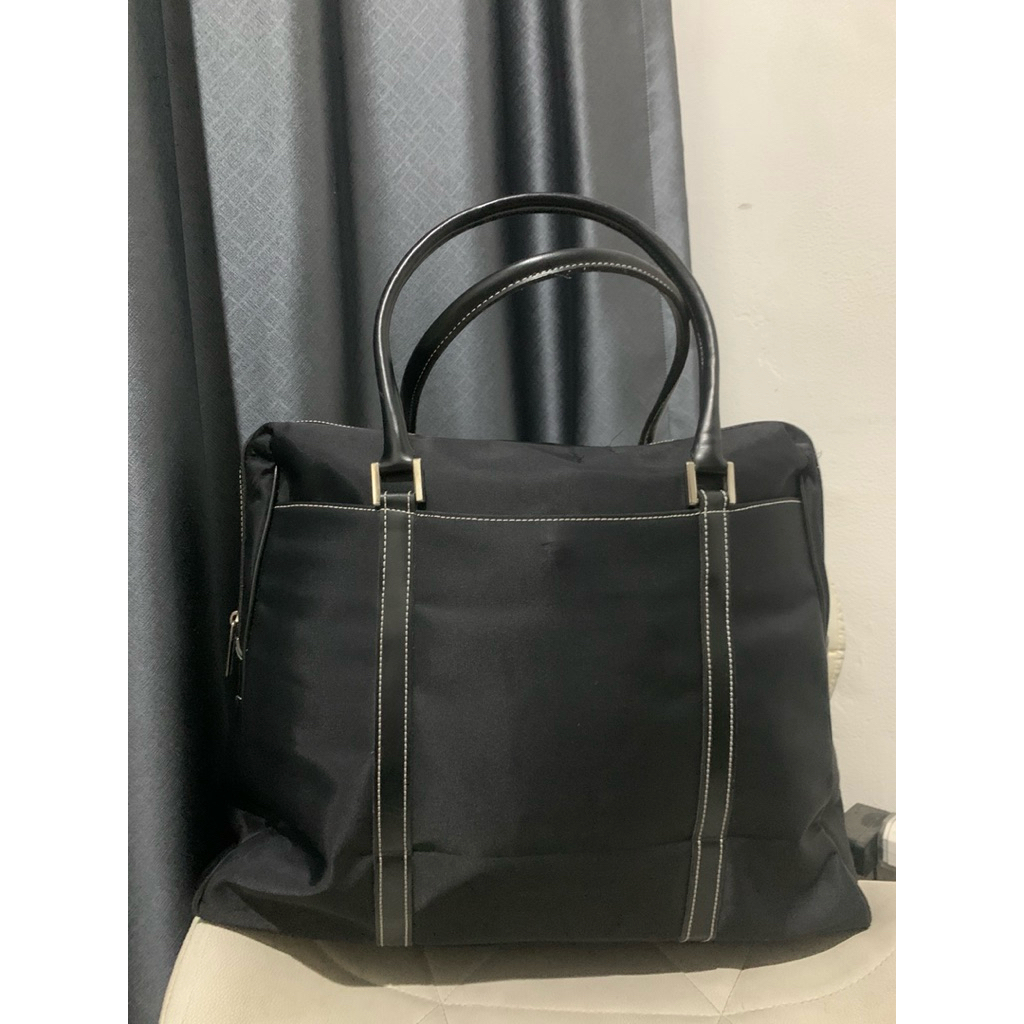 tote besar serba guna tas travel tas kerja nilon tebal preloved