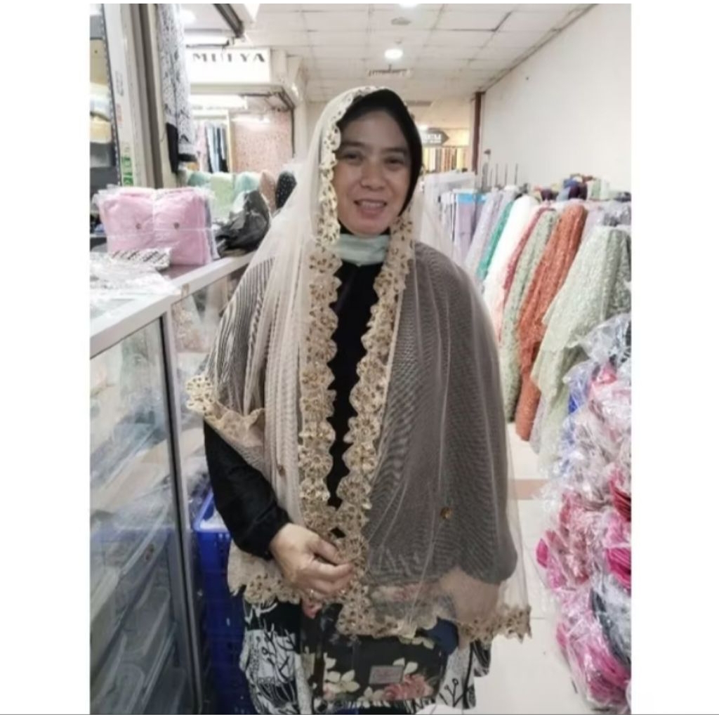 Kerudung Pengantin/Veil Pengantin/Kerudung Akad