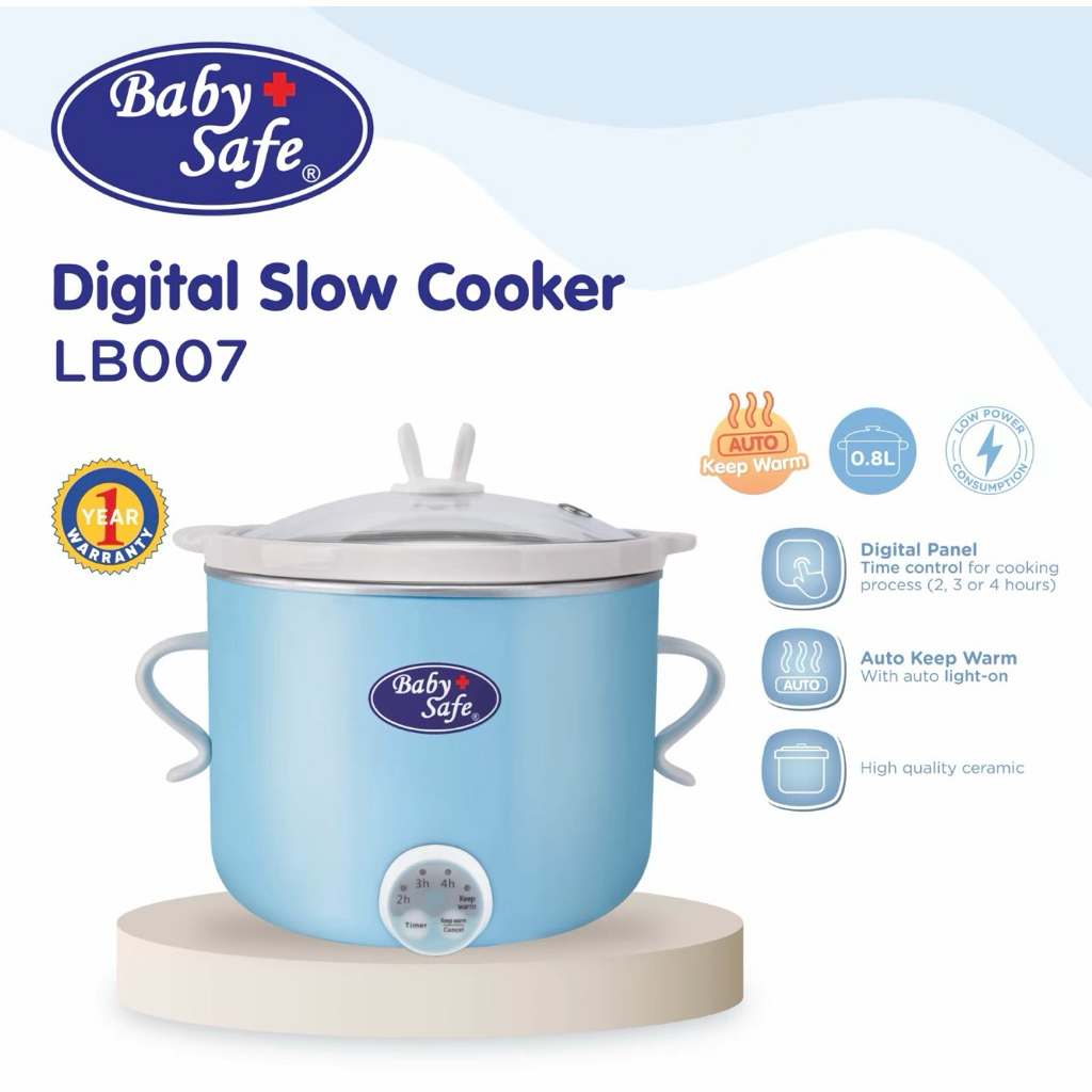 [SECOND LIKE NEW] BabySafe LB007 Slow Cooker MPASI Digital | Serbaguna | Slowcooker Bayi Unboxing On